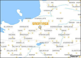 map of Snertinge