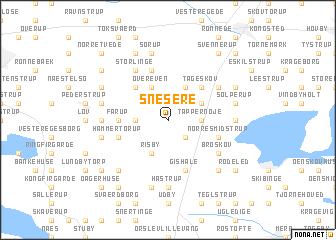 map of Snesere