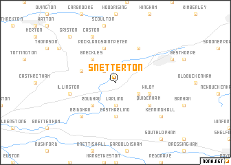 map of Snetterton