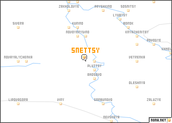 map of Snettsy