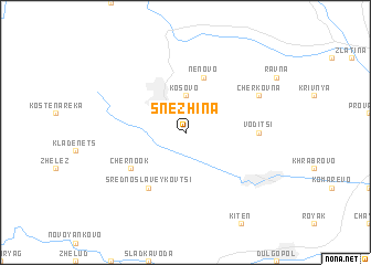 map of Snezhina