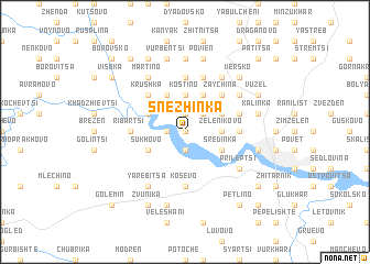 map of Snezhinka