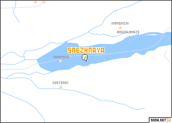map of Snezhnaya