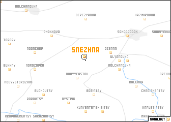 map of Snezhna