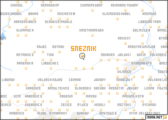 map of Sněžnik