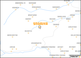 map of Snidavka