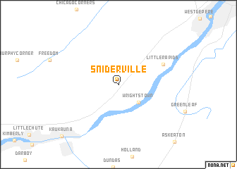 map of Sniderville