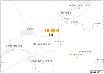 map of Snisski