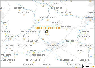 map of Snitterfield