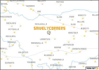 map of Snively Corners