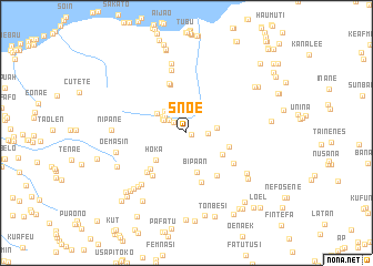 map of Snoe