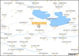 map of Snogeröd