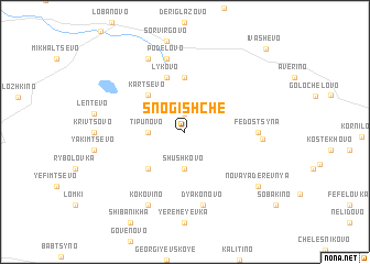 map of Snogishche