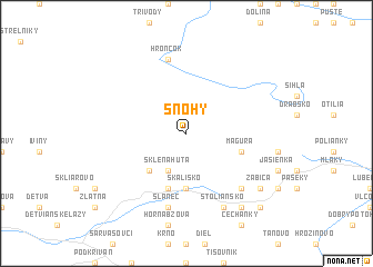 map of Snohy