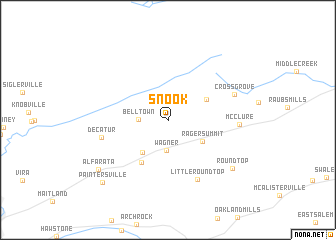 map of Snook