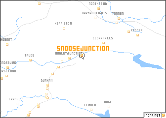 map of Snoose Junction