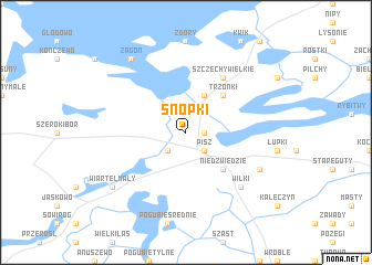 map of Snopki