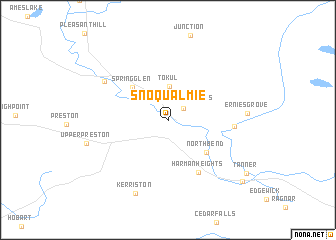 map of Snoqualmie