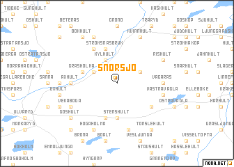 map of Snörsjö