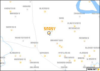 map of Snosy