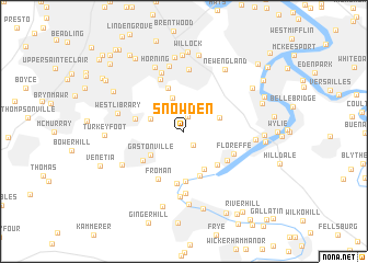 map of Snowden