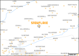 map of Snowflake