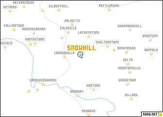 map of Snow Hill