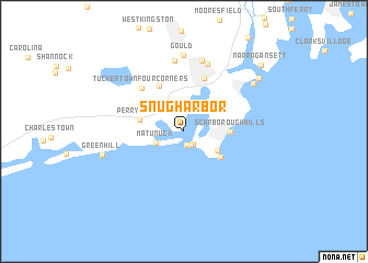 Snug Harbor (United States - USA) map - nona.net