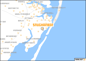 map of Snug Harbor