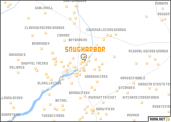 map of Snug Harbor