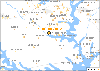 map of Snug Harbor