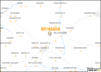 map of Snyagovo