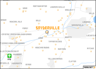 map of Snyderville