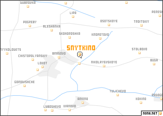 map of Snytkino