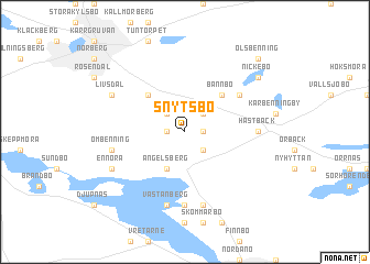 map of Snytsbo