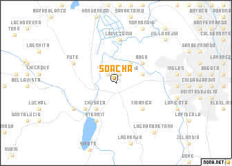 map of Soacha