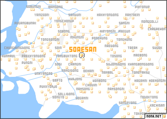 map of Sŏaesan