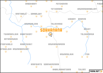 map of Soahanana