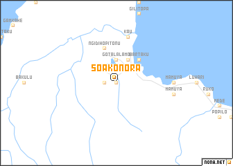 map of Soakonora