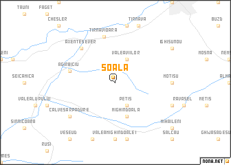 map of Şoala