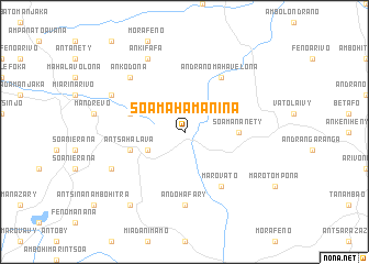 map of Soamahamanina