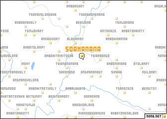 map of Soamanana