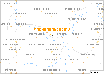 map of Soamanandrariny