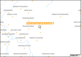 map of Soamanandrariny