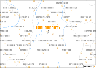 map of Soamananety