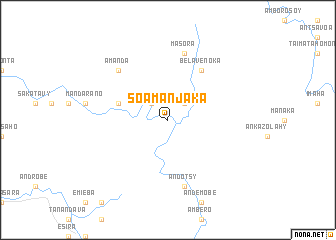 map of Soamanjaka