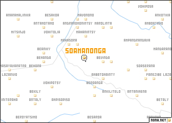 map of Soamanonga