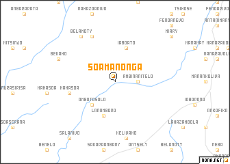 map of Soamanonga