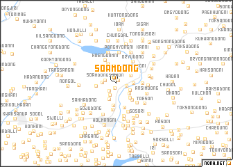 map of Soam-dong