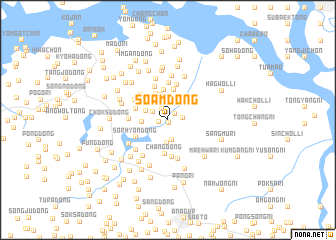 map of Sŏam-dong